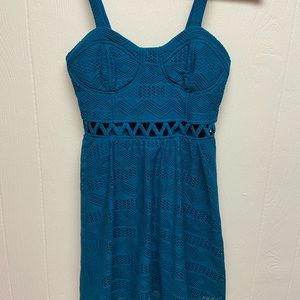 Blue party dress
